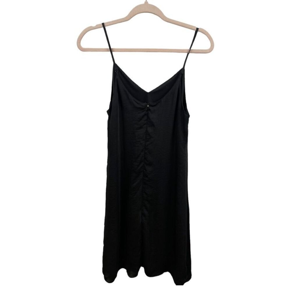** Anthro Fourteenth Place Black Slip Dress Size S - Picture 2 of 4